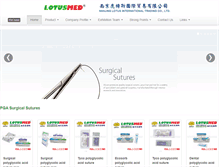 Tablet Screenshot of pga-suture.com